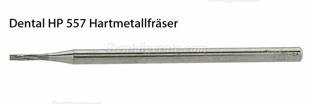 10 St&uuml;ck HP 555 556 557 558 Handst&uuml;ck-Schaft(HP) Hartmetallbohrer Zahnmedizin Gerade Fissur Querschnitt Zahnbohrer